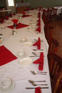 Place settings again